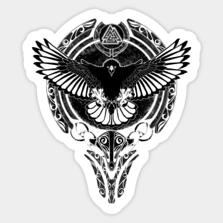 Odin's Eagle Hawk Sticker